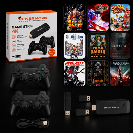 20.000+ Παιχνίδια σε 1 Κονσόλα 🎮 | Plug & Play 4K