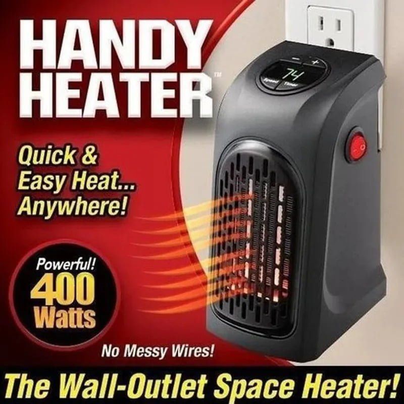 Φορητό αερόθερμο πρίζας 400W