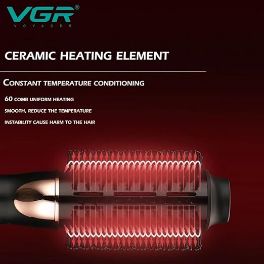 Ηλεκτρική βούρτσα μαλλιών-πιστολάκι VGR 1000W
