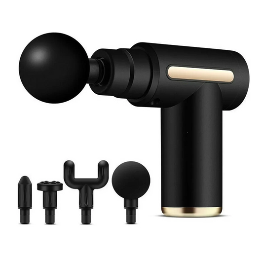 Massage Gun Συσκευή Μασάζ Για Το Σώμα Με 4 Κεφαλές