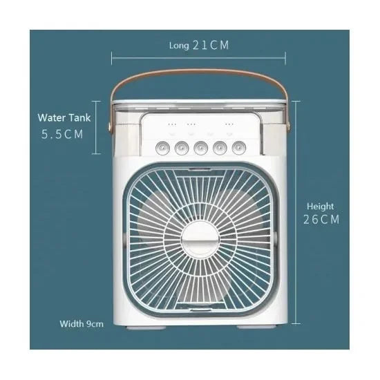 Ανεμιστήρας / Air Cooler και Υγραντήρας με Φωτισμό LED