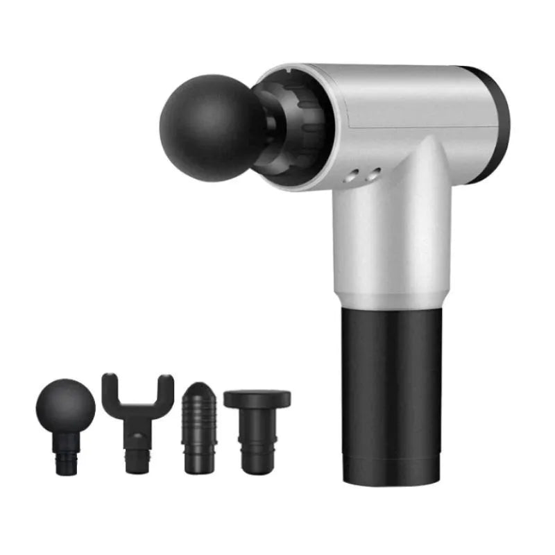 Massage Gun Συσκευή Μασάζ Για όλο Το Σώμα Με 4 Κεφαλές