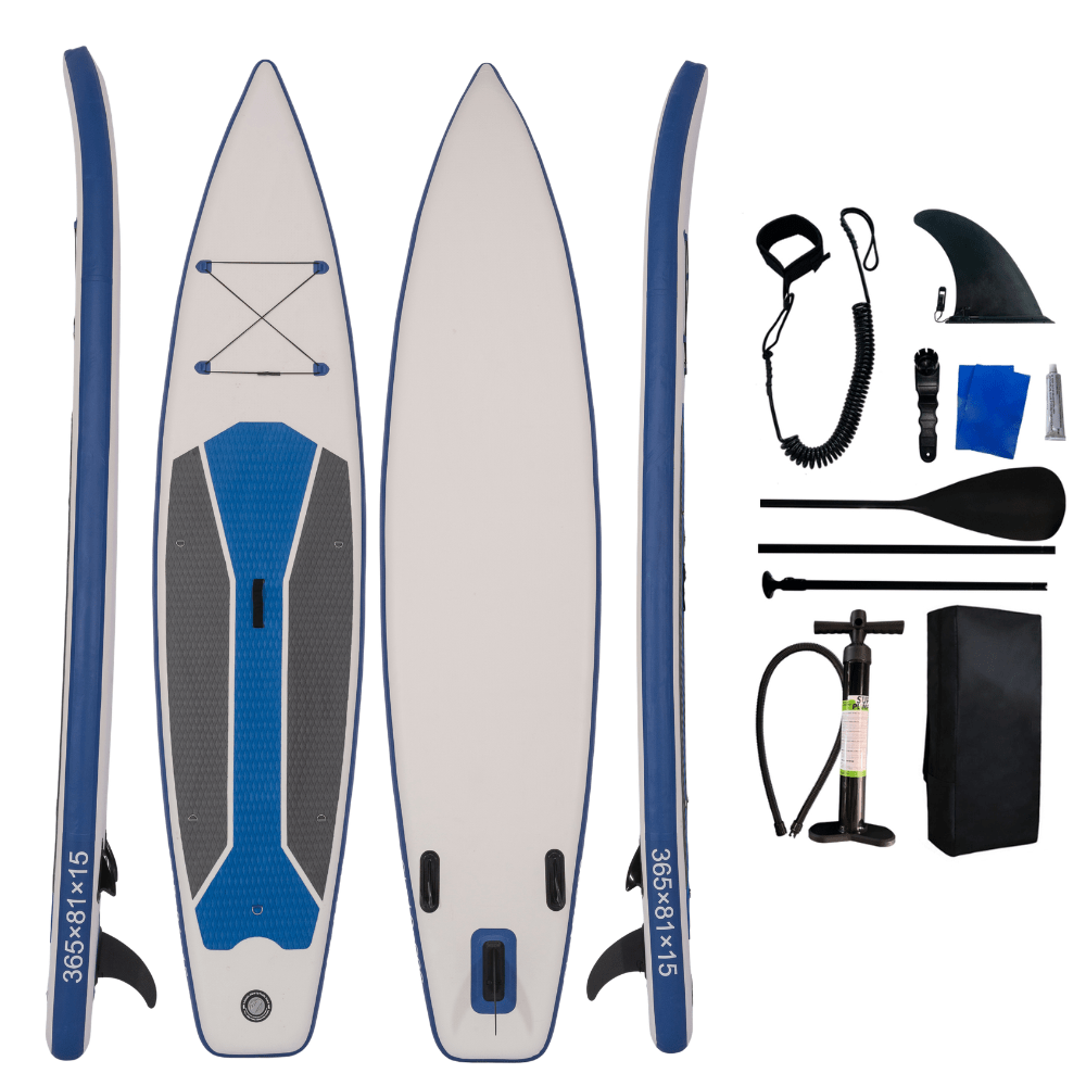 Φουσκωτή Σανίδα SUP Ocean 12' (365cm) - Heavy Duty Touring Set με Κουπί & Αξεσουάρ