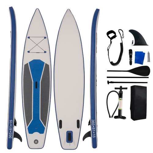 Φουσκωτή Σανίδα SUP Ocean 12' (365cm) - Heavy Duty Touring Set με Κουπί & Αξεσουάρ
