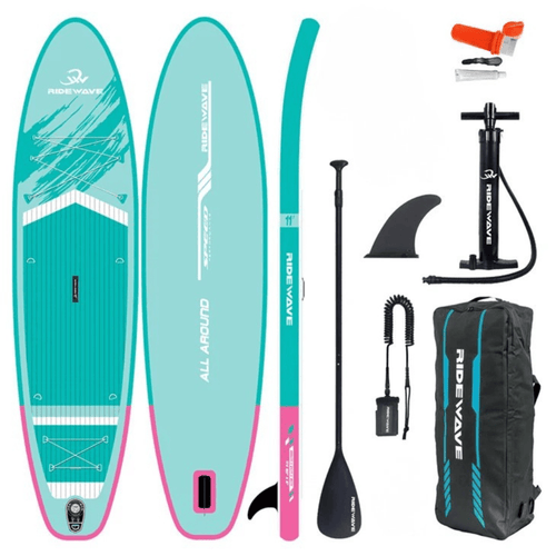 Φουσκωτή Σανίδα Sup Ridewave AeroFlow 10,6′ με κουπί , αξεσουάρ και σακίδιο μεταφοράς με μήκος 320cm – AquaVibe