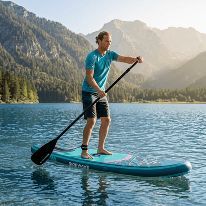 Φουσκωτή Σανίδα Sup Ridewave AeroFlow 10,6′ με κουπί , αξεσουάρ και σακίδιο μεταφοράς με μήκος 320cm – WaveFlow