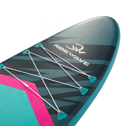 Φουσκωτή Σανίδα Sup Ridewave AeroFlow 10,6′ με κουπί , αξεσουάρ και σακίδιο μεταφοράς με μήκος 320cm – WaveFlow