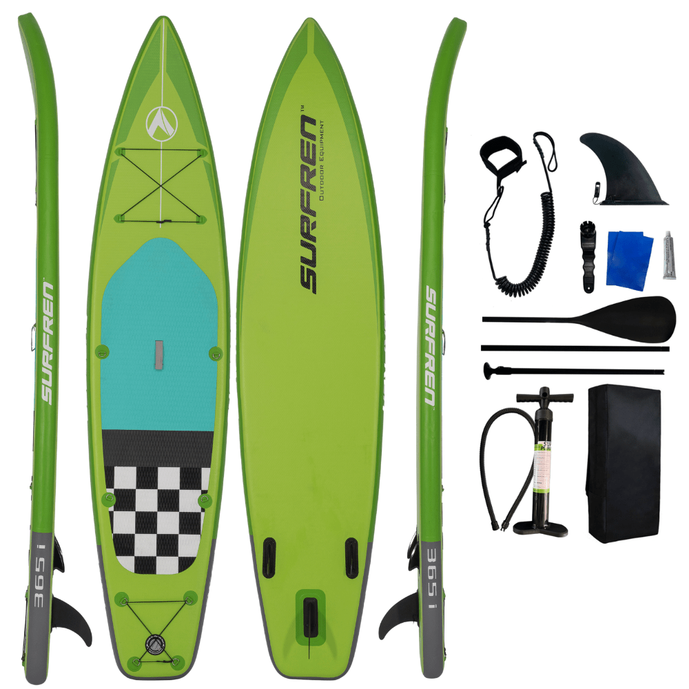 Φουσκωτή Σανίδα SUP Wave Rider 12' (365cm) - Touring Edition με Πλήρες Σετ Αξεσουάρ